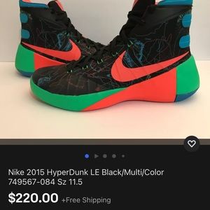 2015 *AUTHENTIC* NIKE HYPER DUNK GUC MENS 10.5